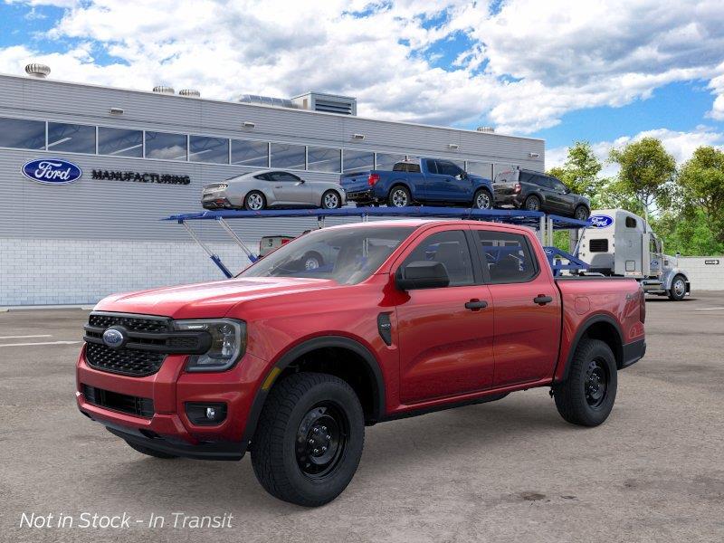 Ruby Red Metallic Tinted Clearcoat 2026 Ford Ranger Pickup Truck Four-Wheel Drive Automatic
