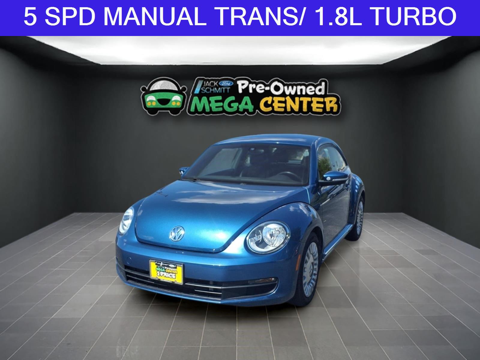 Silk Blue Metallic 2016 Volkswagen Beetle Hatchback Front-Wheel Drive Manual