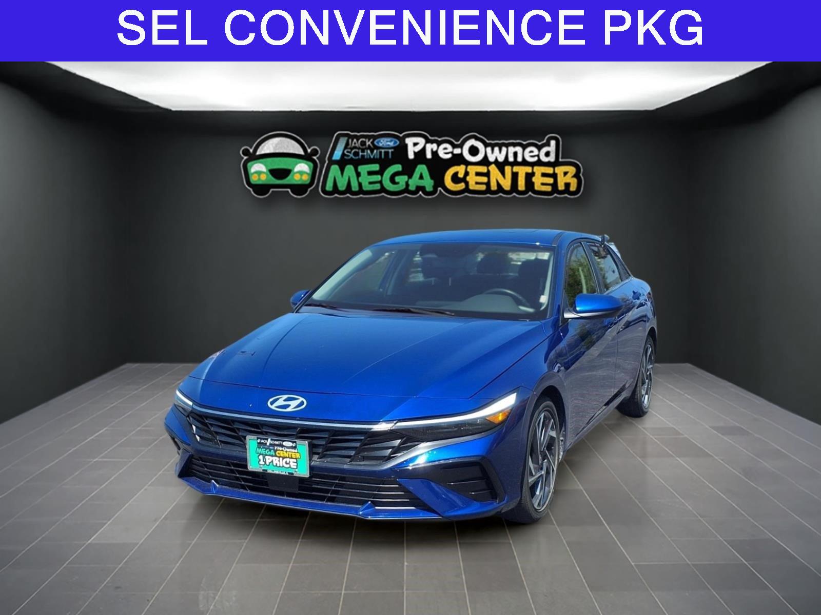 Blue 2025 Hyundai Elantra Sedan Front-Wheel Drive