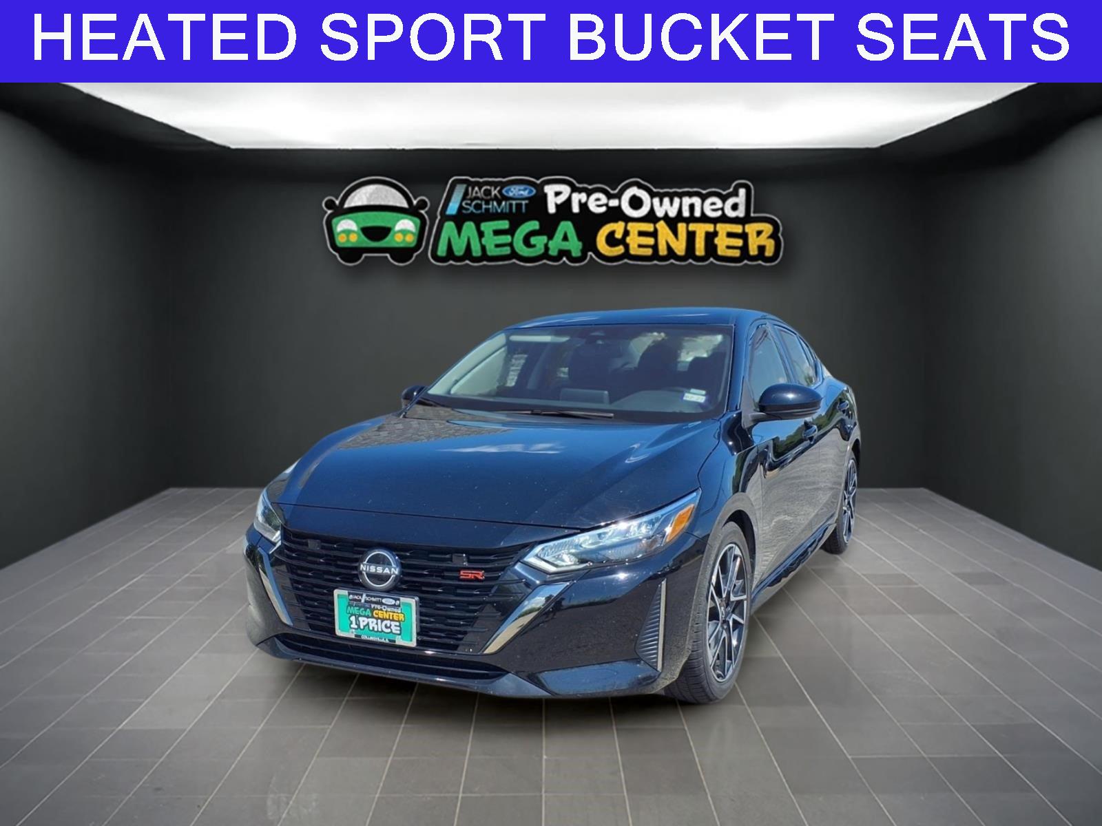 Super Black 2025 Nissan Sentra Sedan Front-Wheel Drive Continuously Variable Transmission