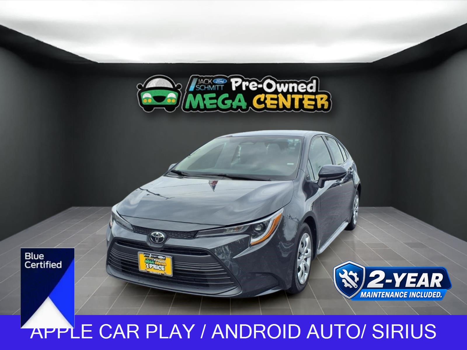 Black 2025 Toyota Corolla Sedan Front-Wheel Drive Continuously Variable Transmission