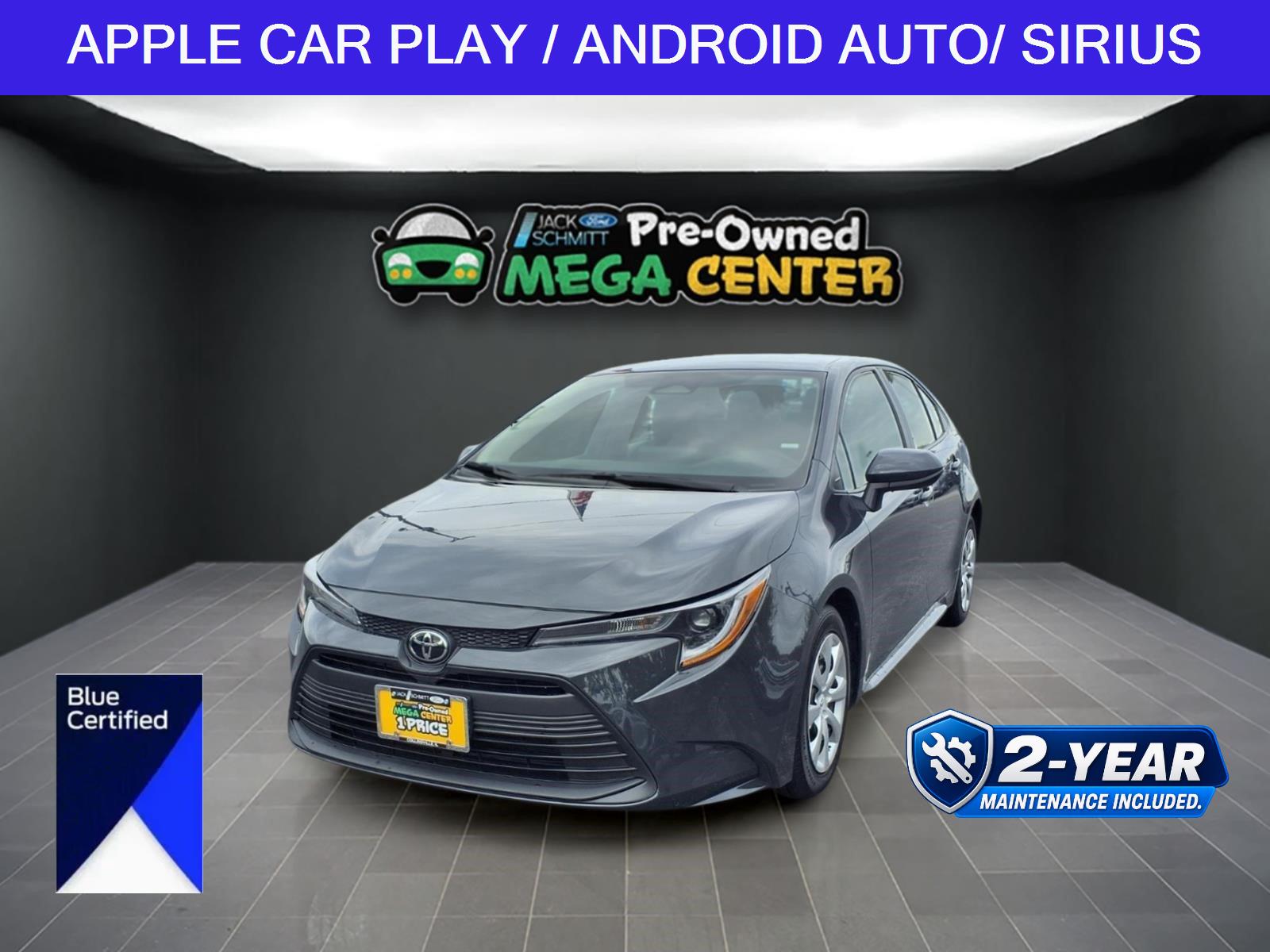 Black 2025 Toyota Corolla Sedan Front-Wheel Drive Continuously Variable Transmission