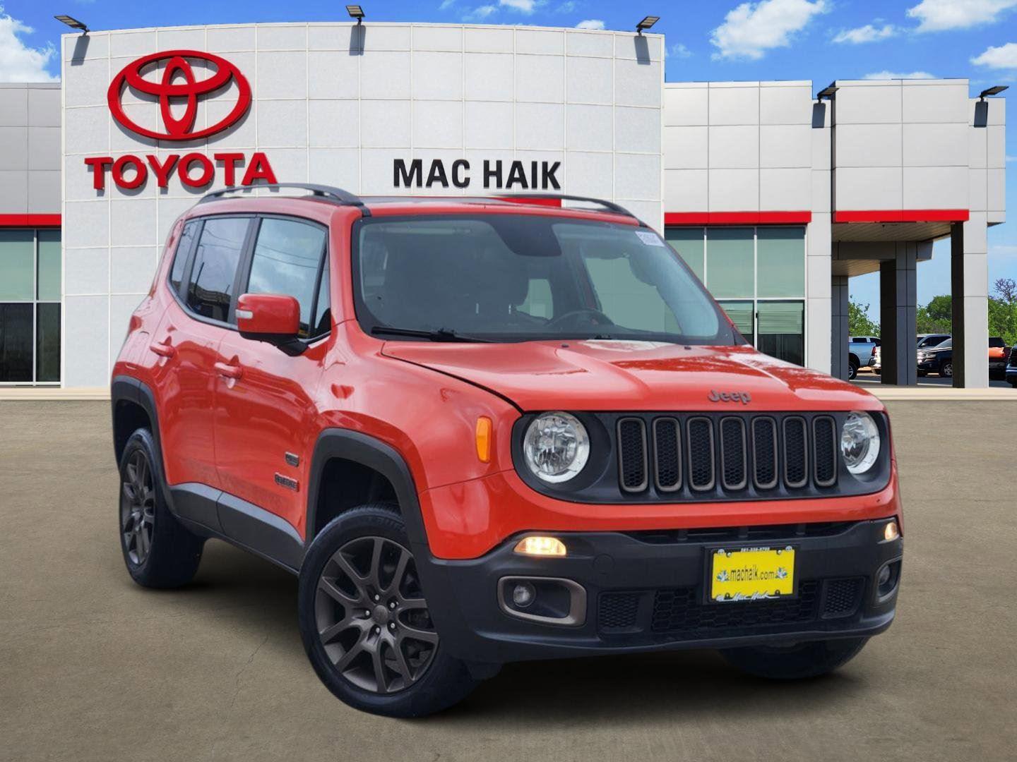 Omaha Orange 2016 Jeep Renegade Latitude 75th Anniversary 4WD SUV / Crossover Four-Wheel Drive 6-Speed Manual