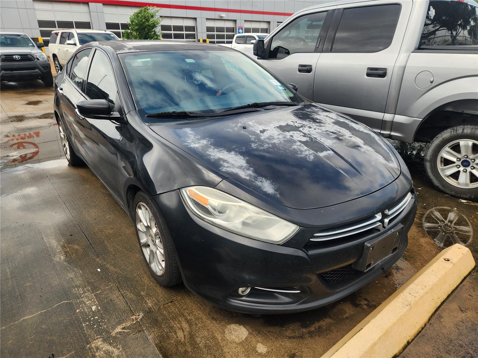 Black 2014 Dodge Dart Sedan Front-Wheel Drive