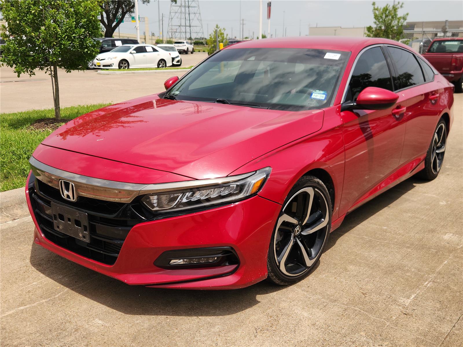 San Marino Red 2018 Honda Accord Sedan Front-Wheel Drive 7-Speed CVT