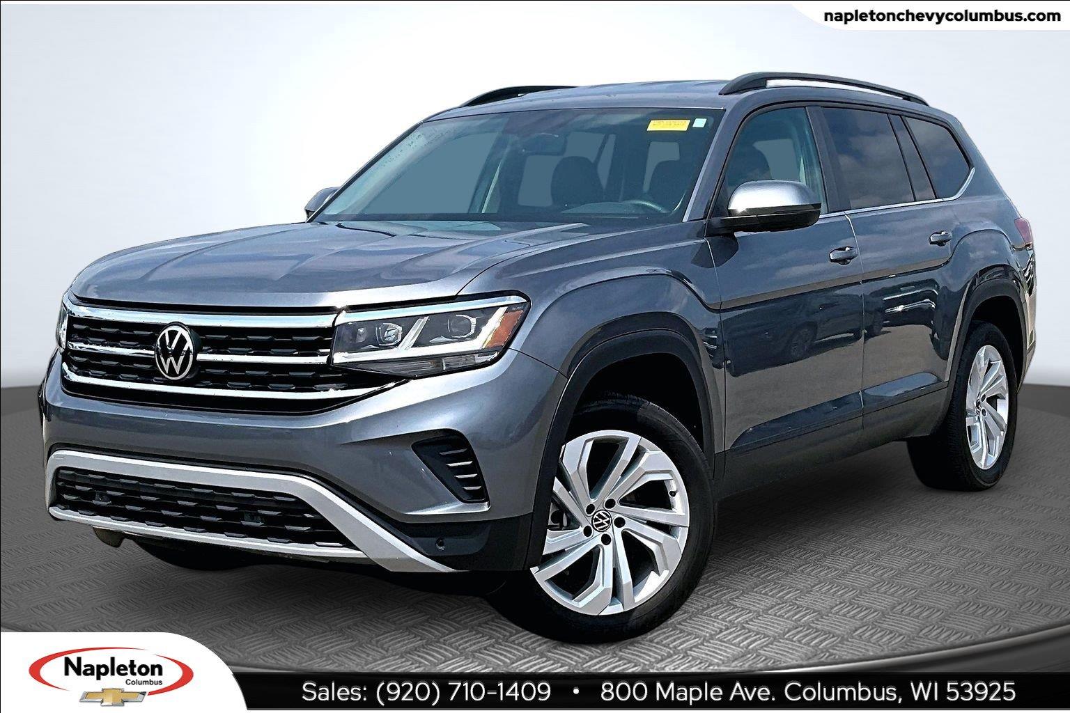 Platinum Gray Metallic 2023 Volkswagen Atlas SUV / Crossover All-Wheel Drive Automatic
