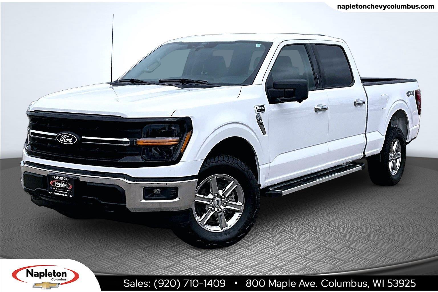 Oxford White 2024 Ford F-150 Pickup Truck Four-Wheel Drive Automatic