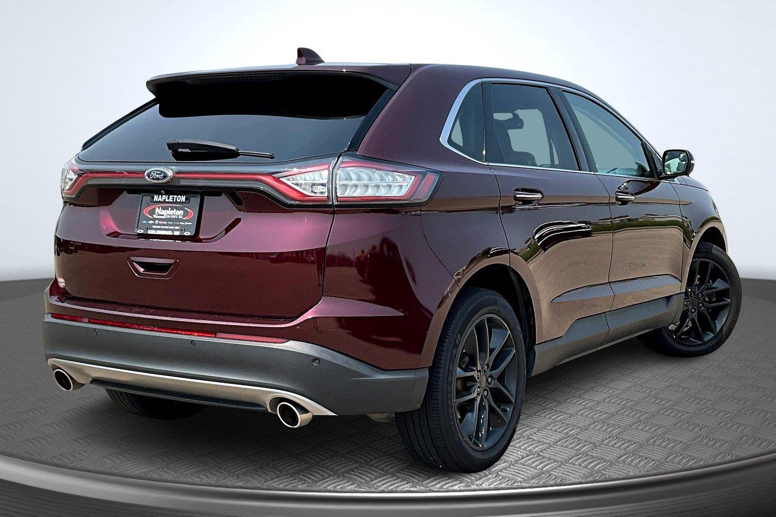 Used 2017 Ford Edge Titanium with VIN 2FMPK4K8XHBC25292 for sale in Columbus, WI