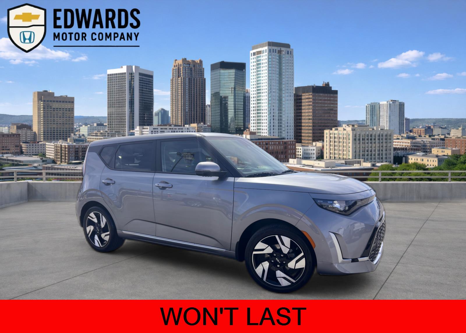 Steel Gray 2025 Kia Soul GT-Line FWD SUV / Crossover Front-Wheel Drive Continuously Variable Transmission