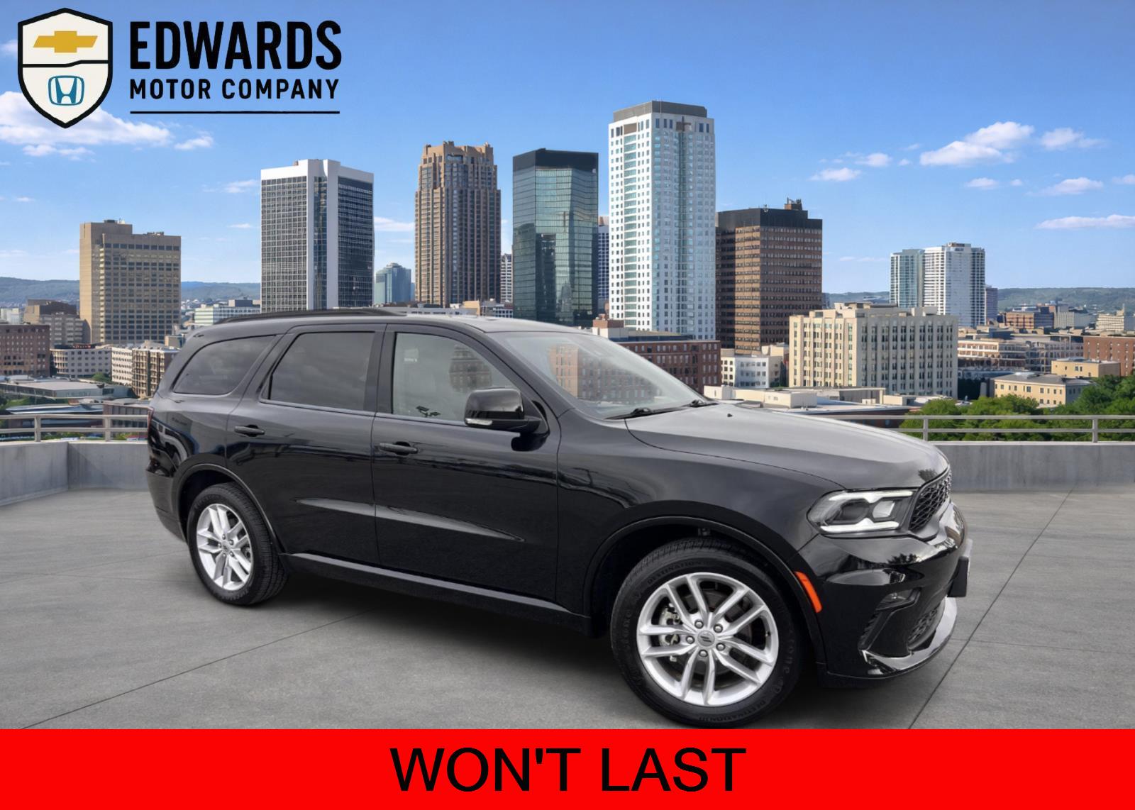 DB Black Clearcoat 2023 Dodge Durango GT Plus RWD SUV / Crossover Rear-Wheel Drive 8-Speed Automatic