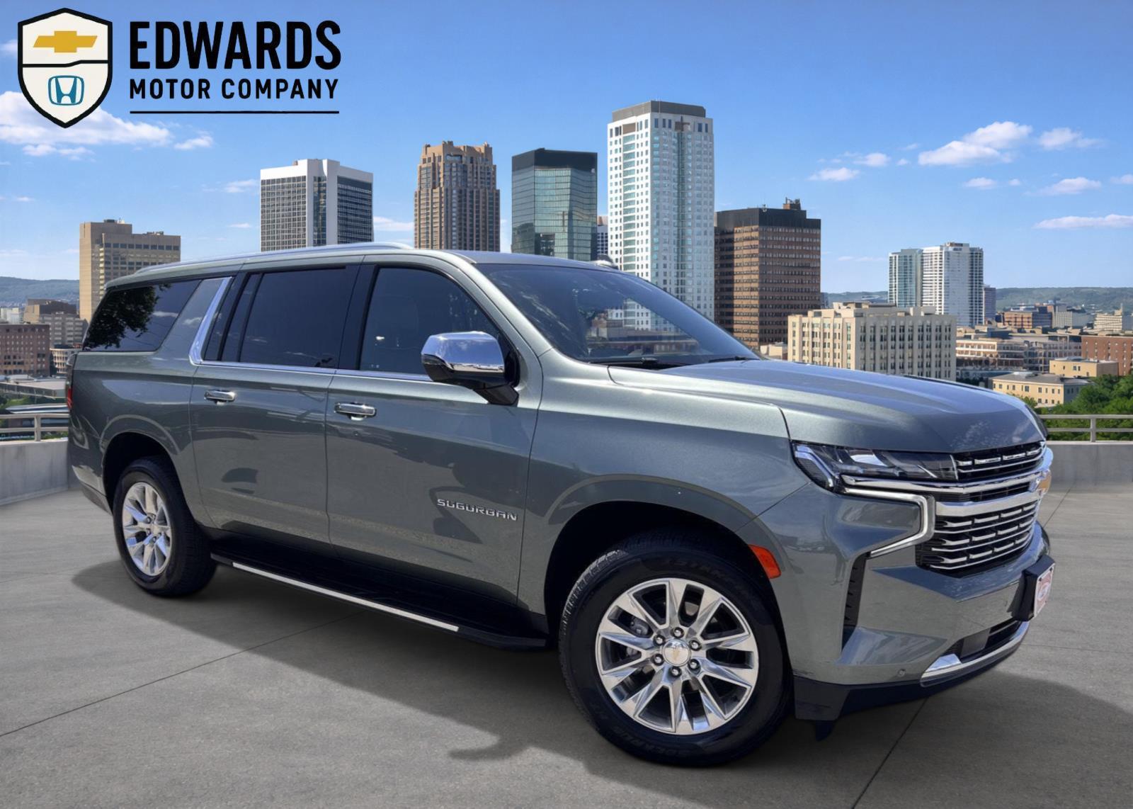 Silver Sage Metallic 2023 Chevrolet Suburban Premier 4WD SUV / Crossover Four-Wheel Drive Automatic