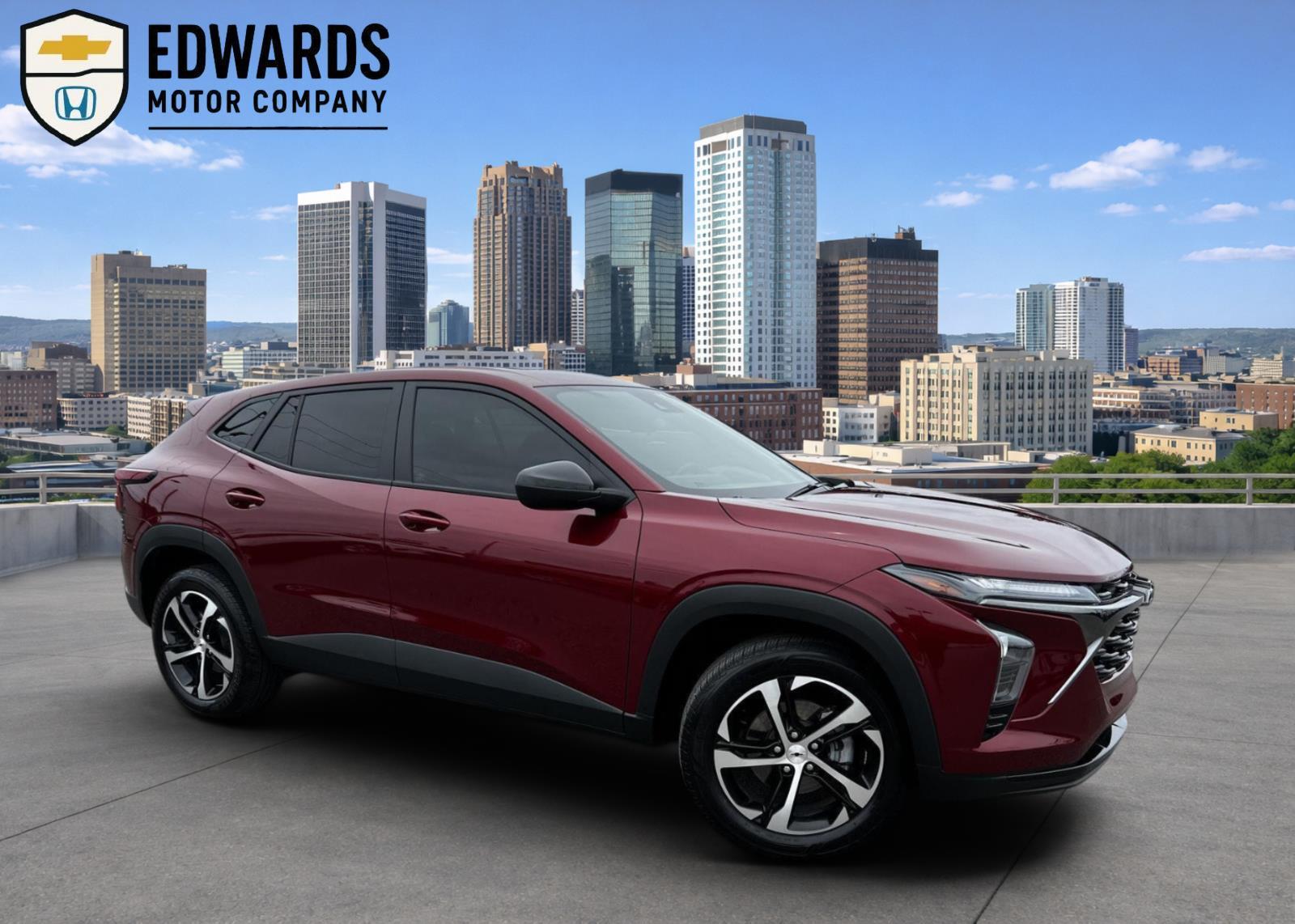 Red (Crimson Metallic) 2025 Chevrolet Trax RS with 1RS FWD SUV / Crossover Front-Wheel Drive 6-Speed Automatic