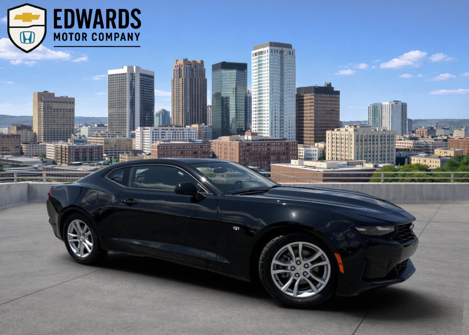 Black 2023 Chevrolet Camaro 1LS Coupe RWD Coupe Rear-Wheel Drive 8-Speed Automatic