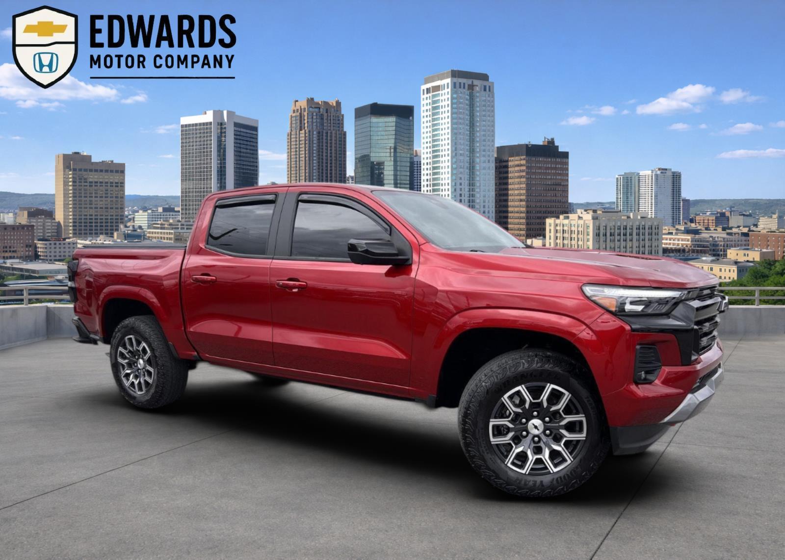 Radiant Red Tintcoat 2023 Chevrolet Colorado Pickup Truck Four-Wheel Drive 8-Speed Automatic