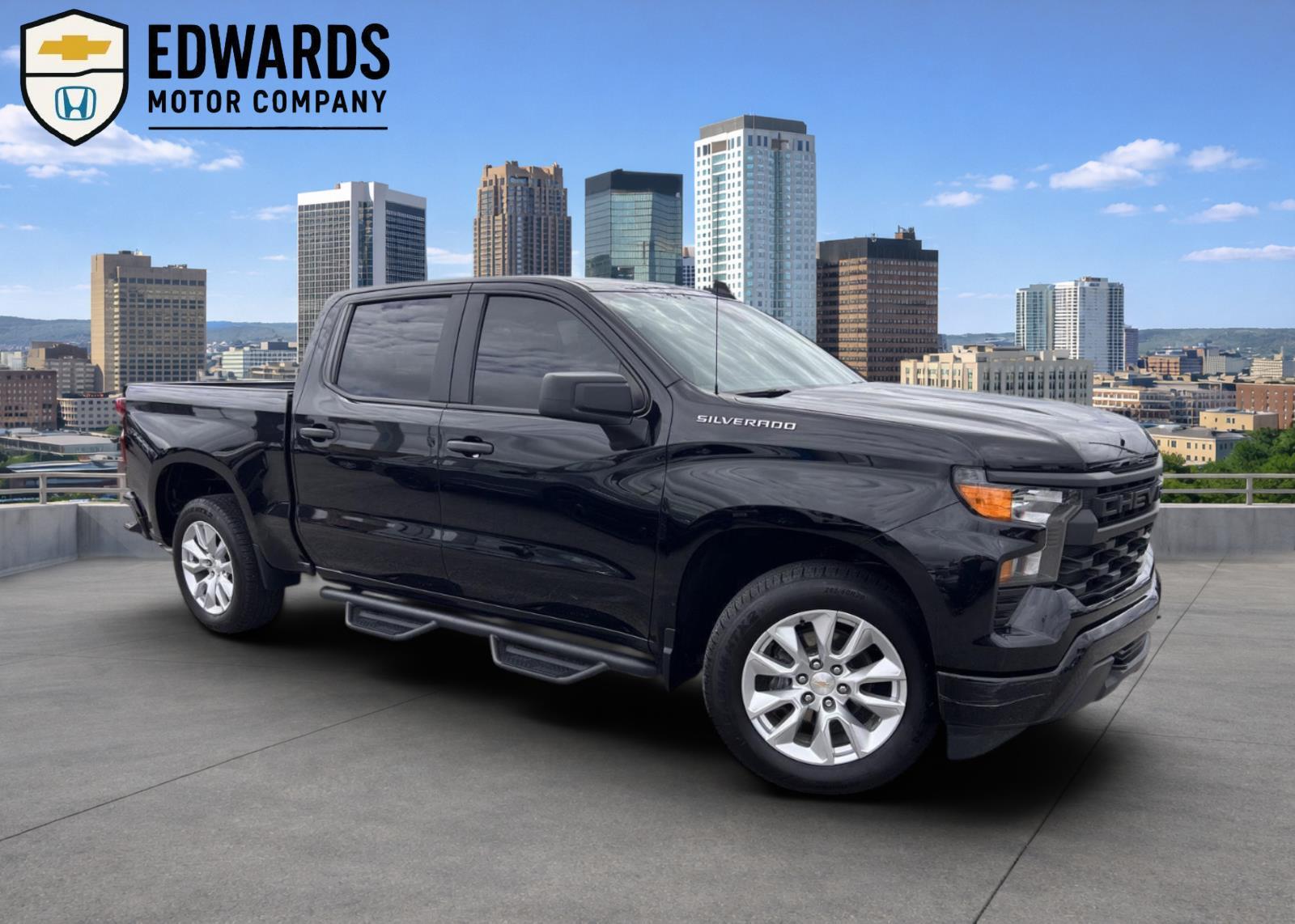 Black 2024 Chevrolet Silverado 1500 Pickup Truck 4X2 8-Speed Automatic