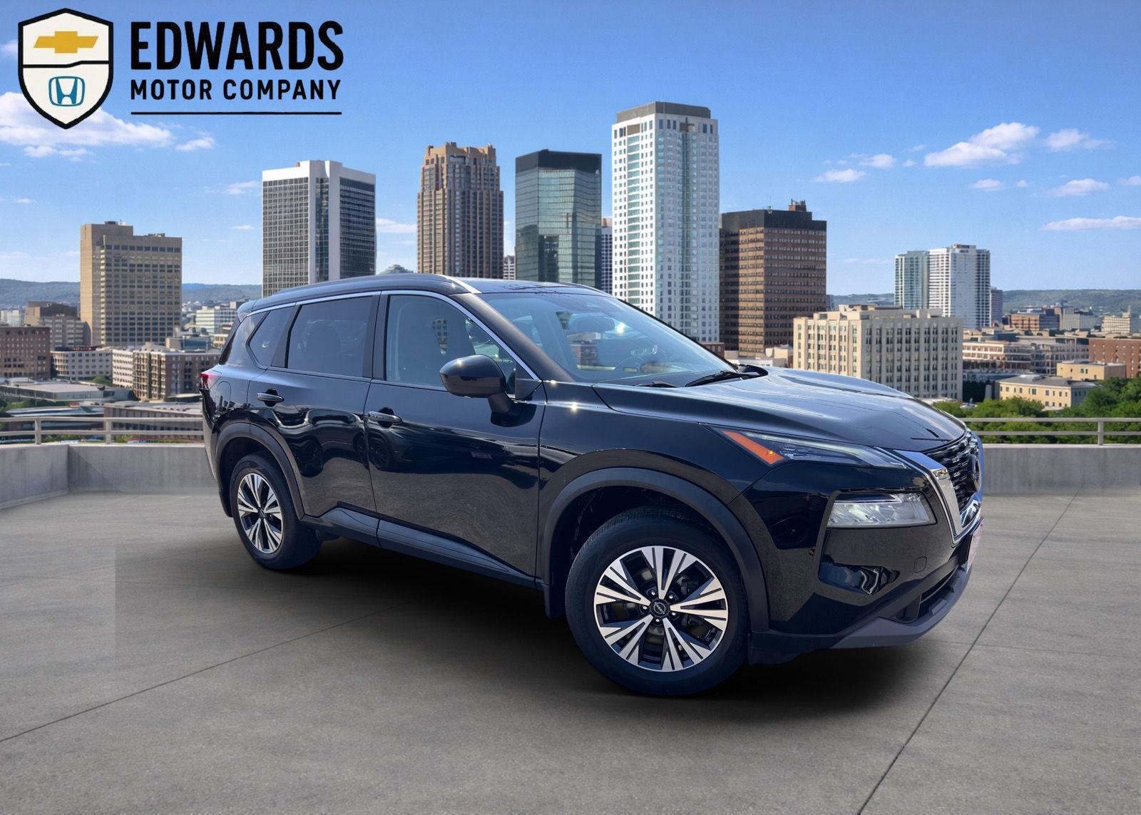 Super Black 2023 Nissan Rogue SUV / Crossover All-Wheel Drive Continuously Variable Transmission