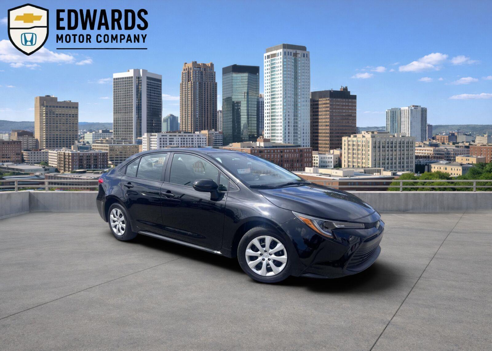 Midnight Black Metallic 2024 Toyota Corolla Sedan Front-Wheel Drive Continuously Variable Transmission