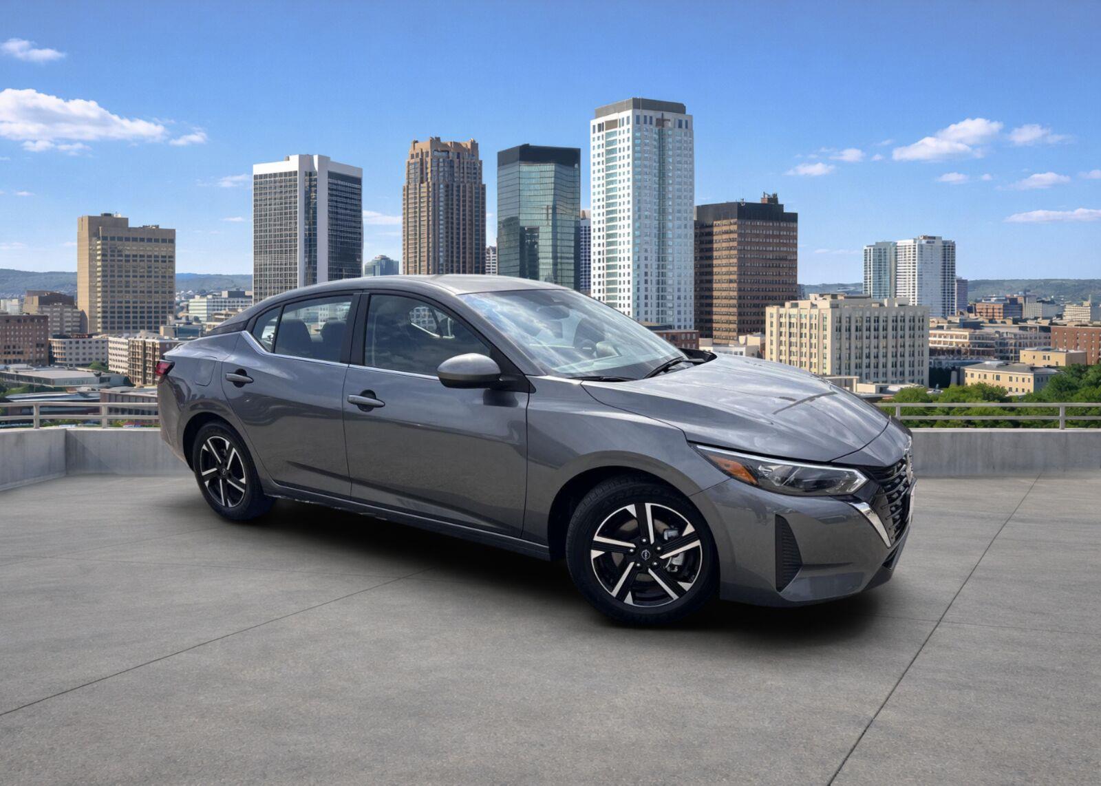 Gray (Gun Metallic) 2025 Nissan Sentra Sedan Front-Wheel Drive Continuously Variable Transmission