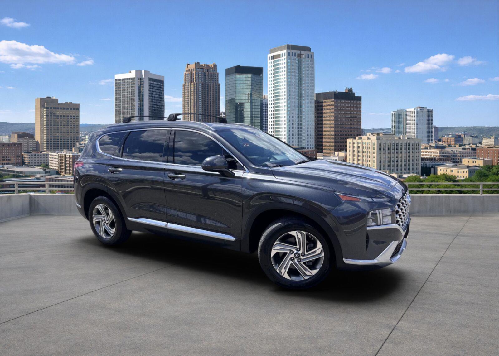 Portofino Gray 2022 Hyundai Santa Fe SUV / Crossover Front-Wheel Drive Automatic