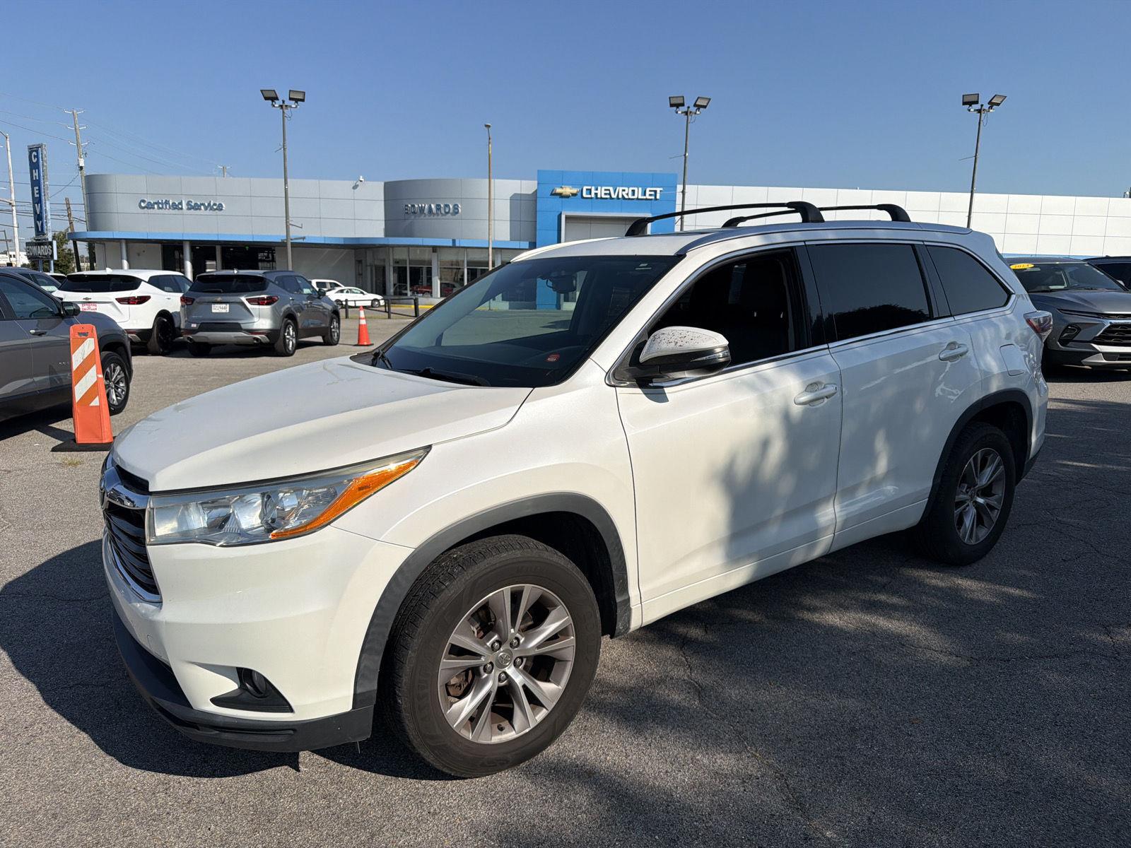 White (Blizzard Pearl) 2014 Toyota Highlander SUV / Crossover Front-Wheel Drive Automatic