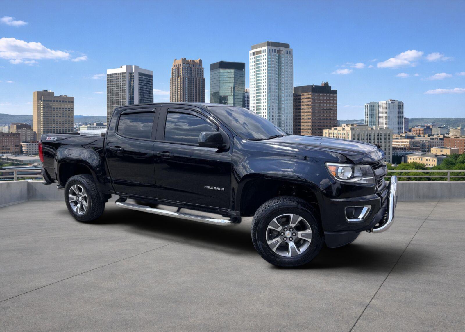 Black 2018 Chevrolet Colorado Pickup Truck Four-Wheel Drive 8-Speed Automatic