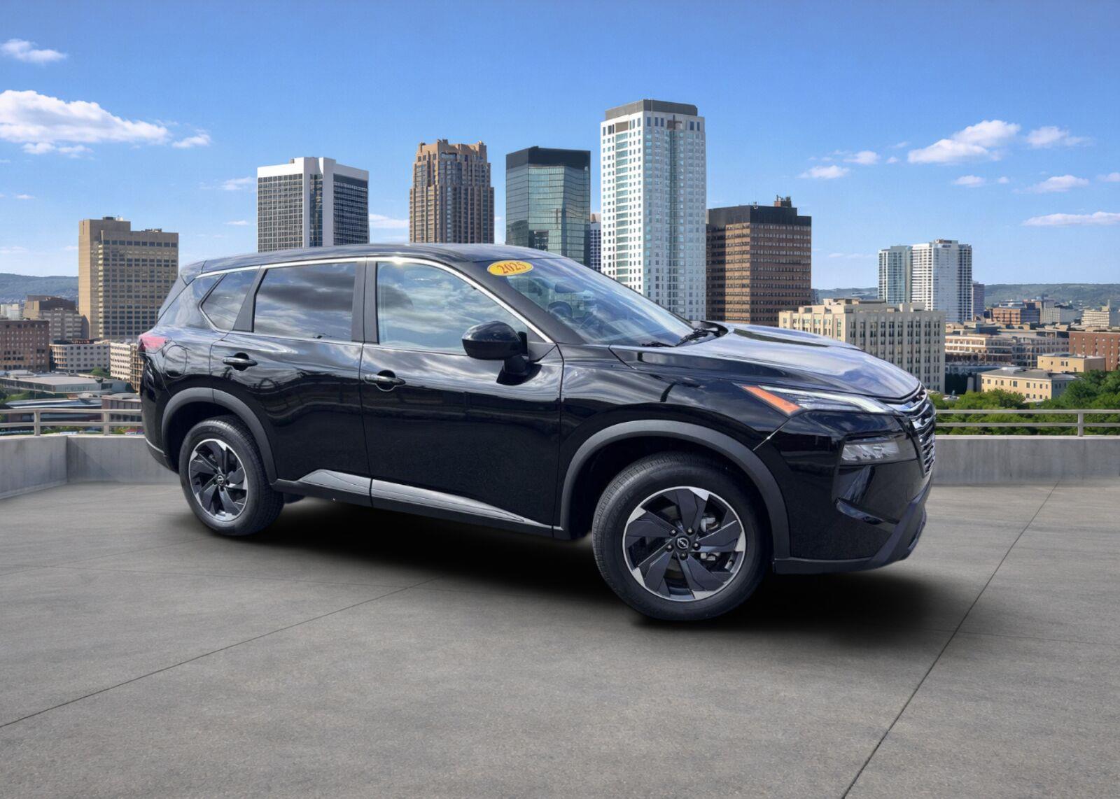 Super Black 2025 Nissan Rogue SUV / Crossover Front-Wheel Drive Continuously Variable Transmission