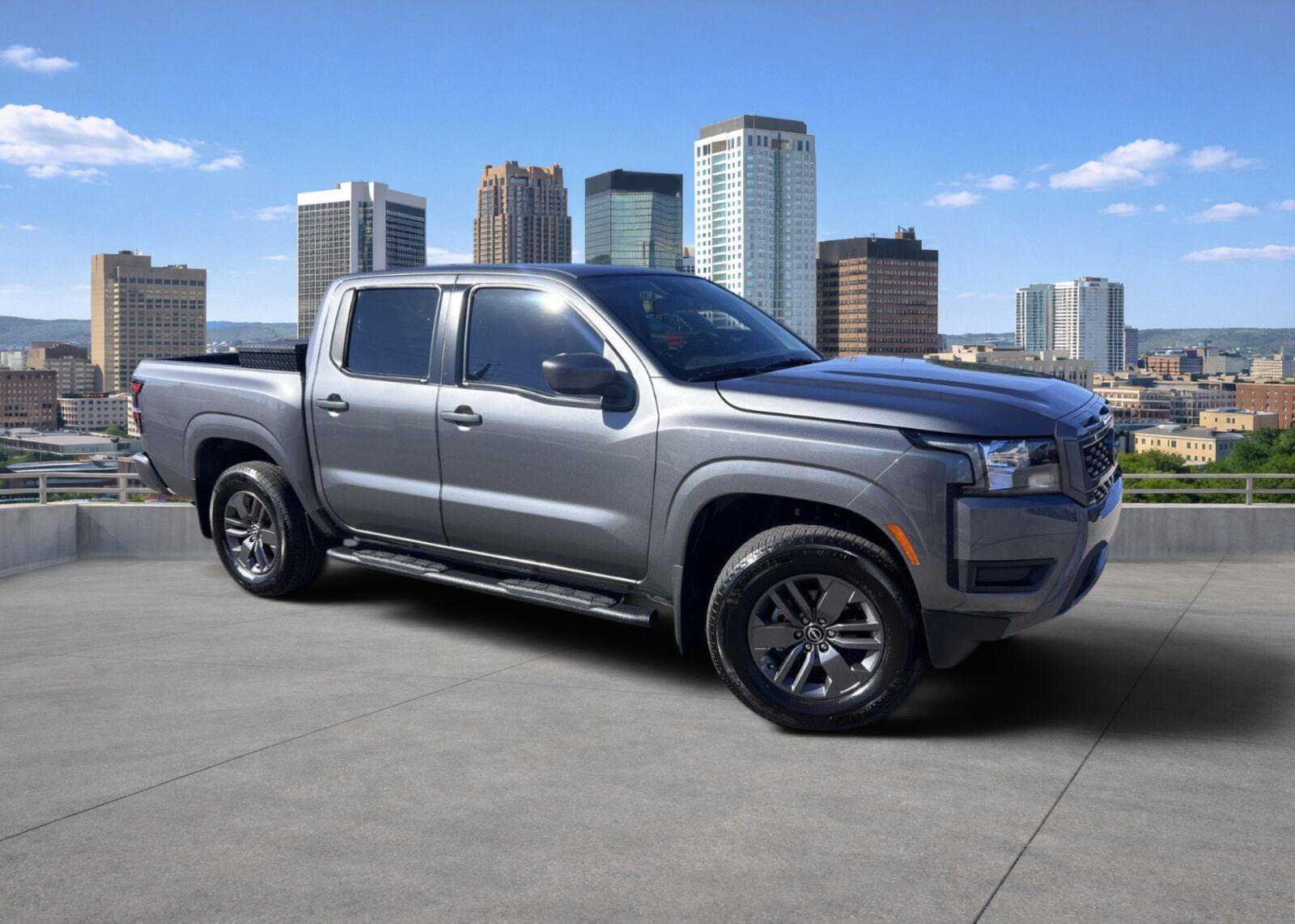 Gray (Gun Metallic) 2025 Nissan Frontier Pickup Truck Four-Wheel Drive Automatic