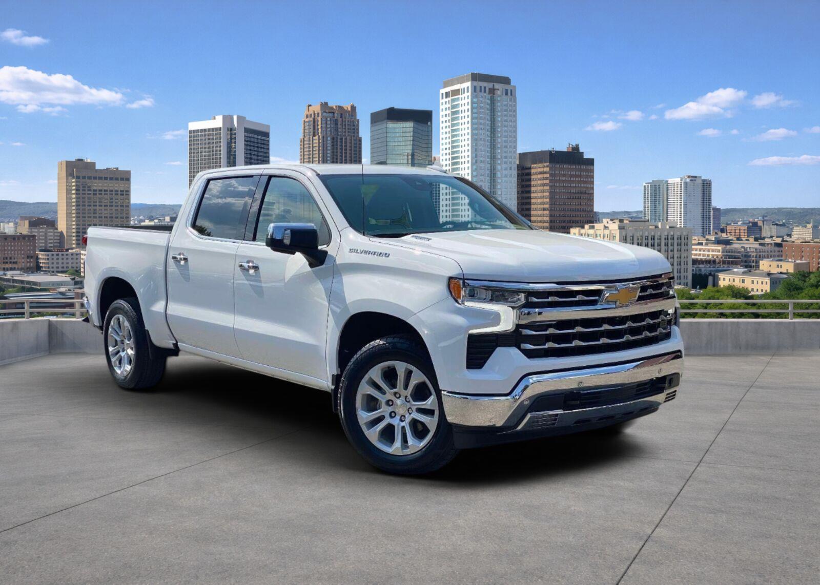 Summit White 2023 Chevrolet Silverado 1500 Pickup Truck 4X2 Automatic