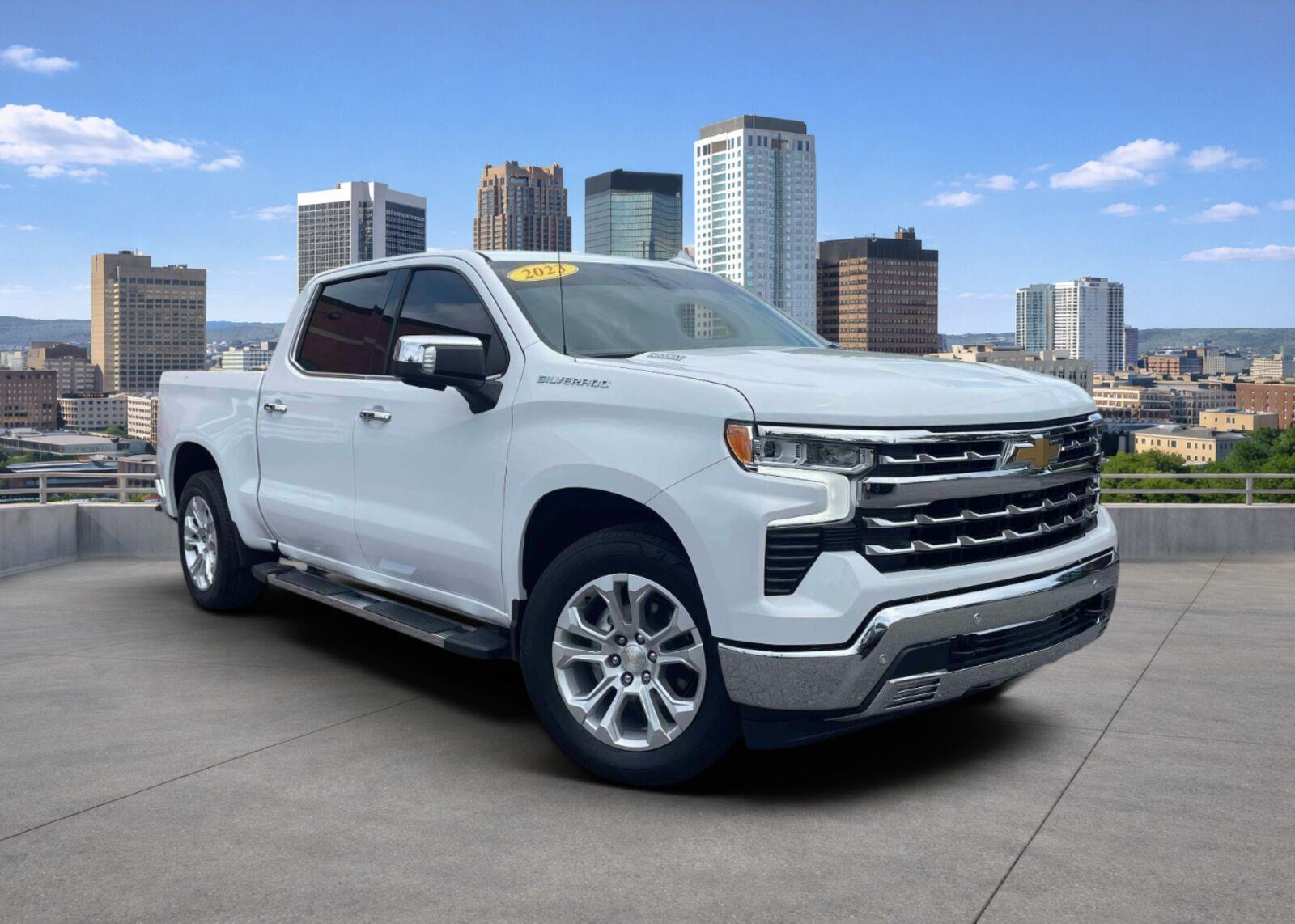 Summit White 2023 Chevrolet Silverado 1500 Pickup Truck 4X2 Automatic