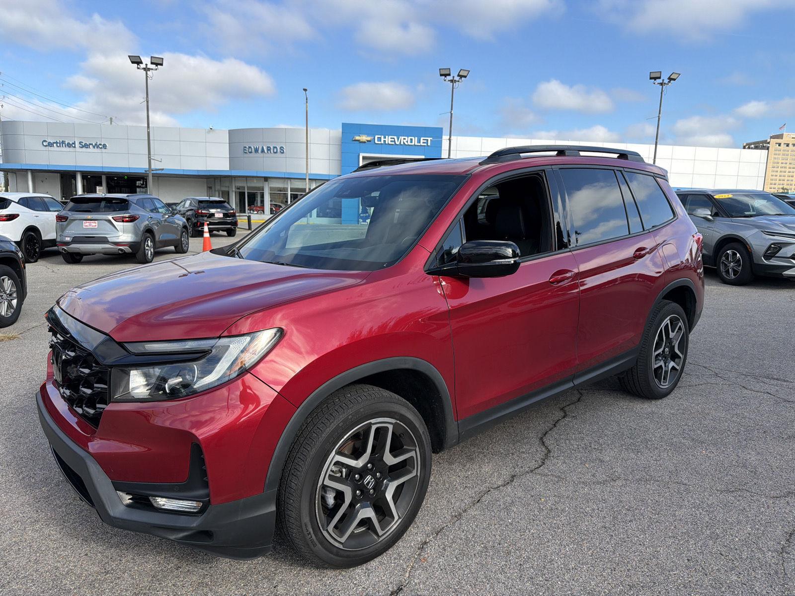 Radiant Red Metallic II 2023 Honda Passport SUV / Crossover All-Wheel Drive Automatic