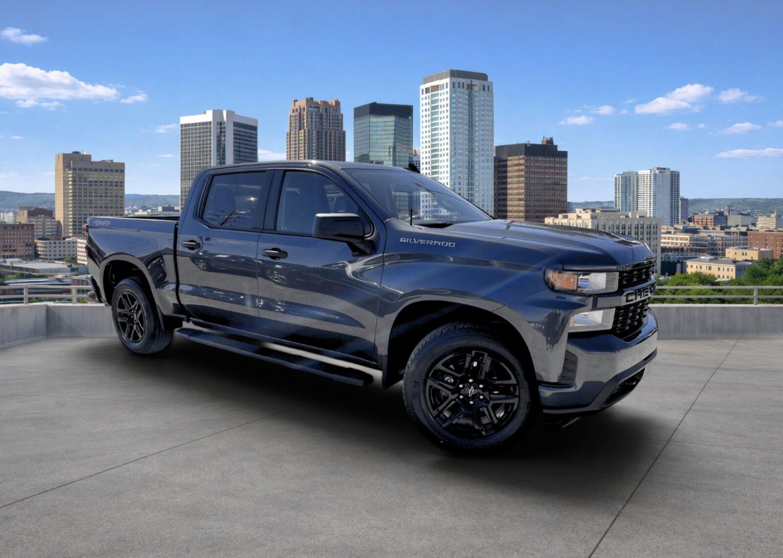 Shadow Gray Metallic 2022 Chevrolet Silverado 1500 Pickup Truck Four-Wheel Drive 8-Speed Automatic