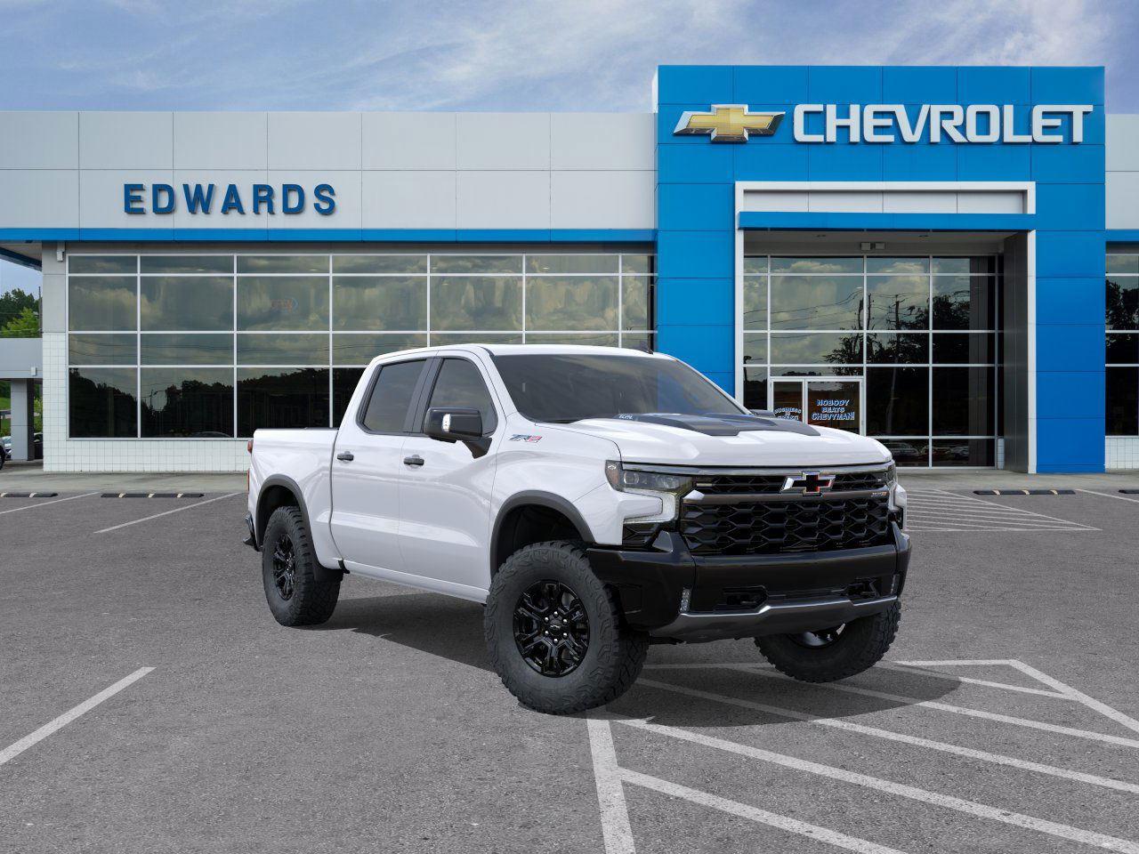 GAZ SUMMIT WHITE 2026 Chevrolet Silverado 1500 ZR2 Crew Cab 4WD Pickup Truck Four-Wheel Drive Automatic