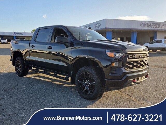 Black 2023 Chevrolet Silverado 1500 Pickup Truck Four-Wheel Drive 8-Speed Automatic