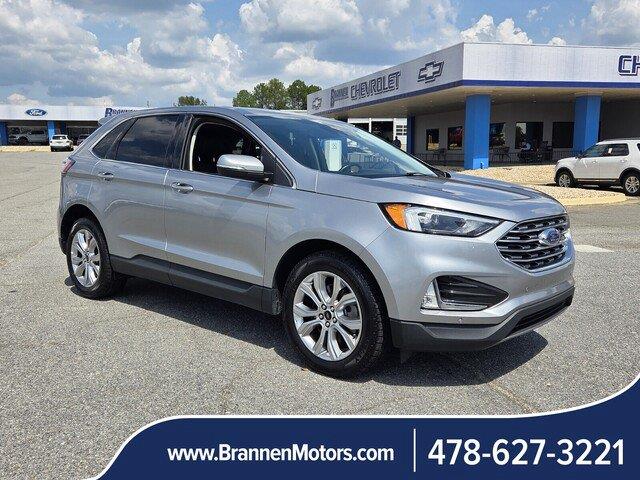 Iconic Silver 2024 Ford Edge SUV / Crossover All-Wheel Drive 8-Speed Automatic