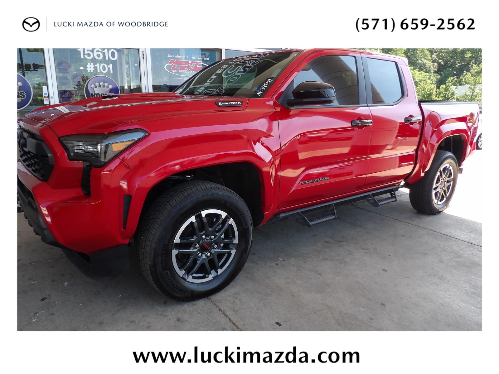 Supersonic Red 2025 Toyota Tacoma Pickup Truck Four-Wheel Drive Automatic