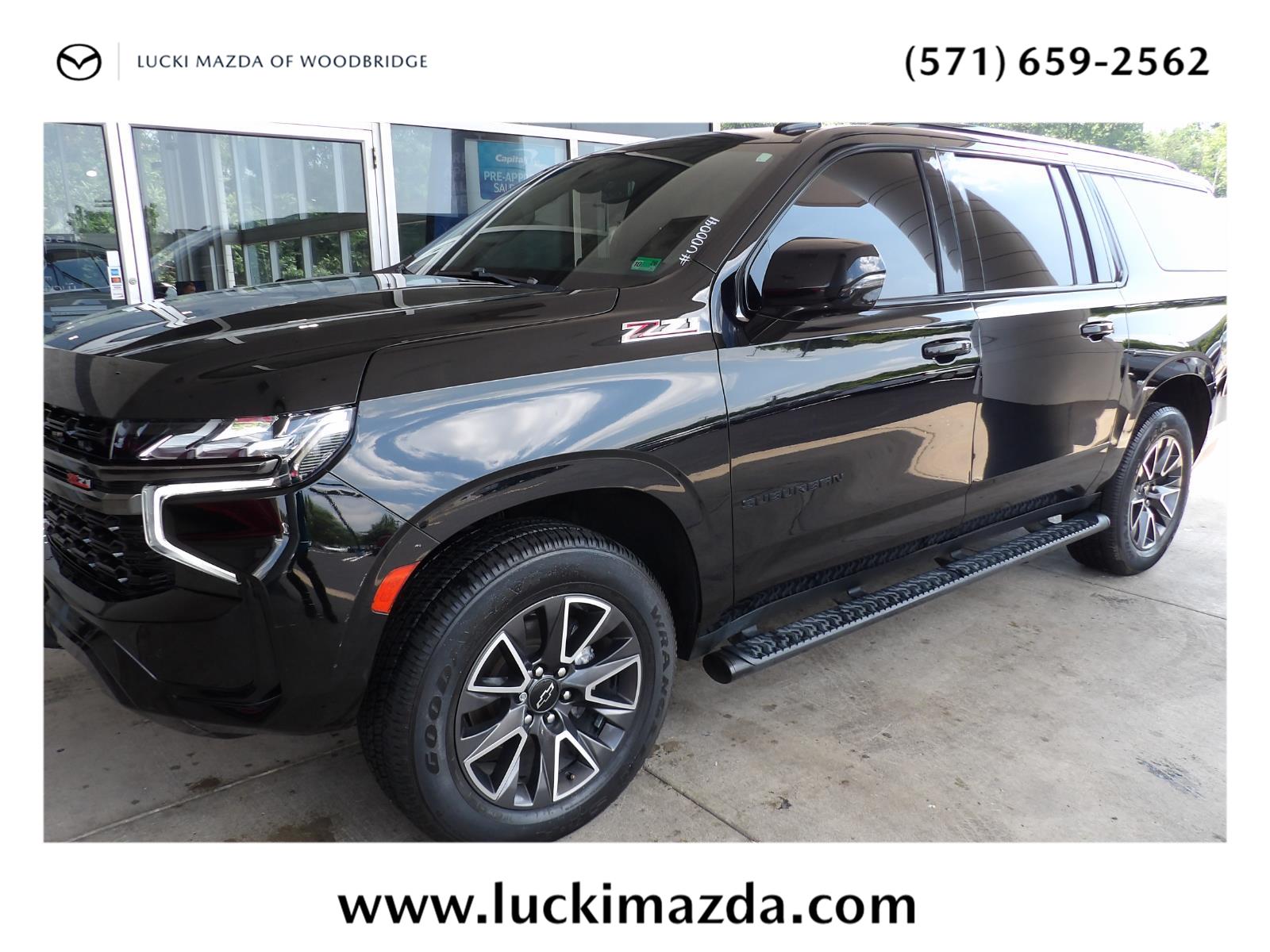 Black 2022 Chevrolet Suburban SUV / Crossover Four-Wheel Drive Automatic