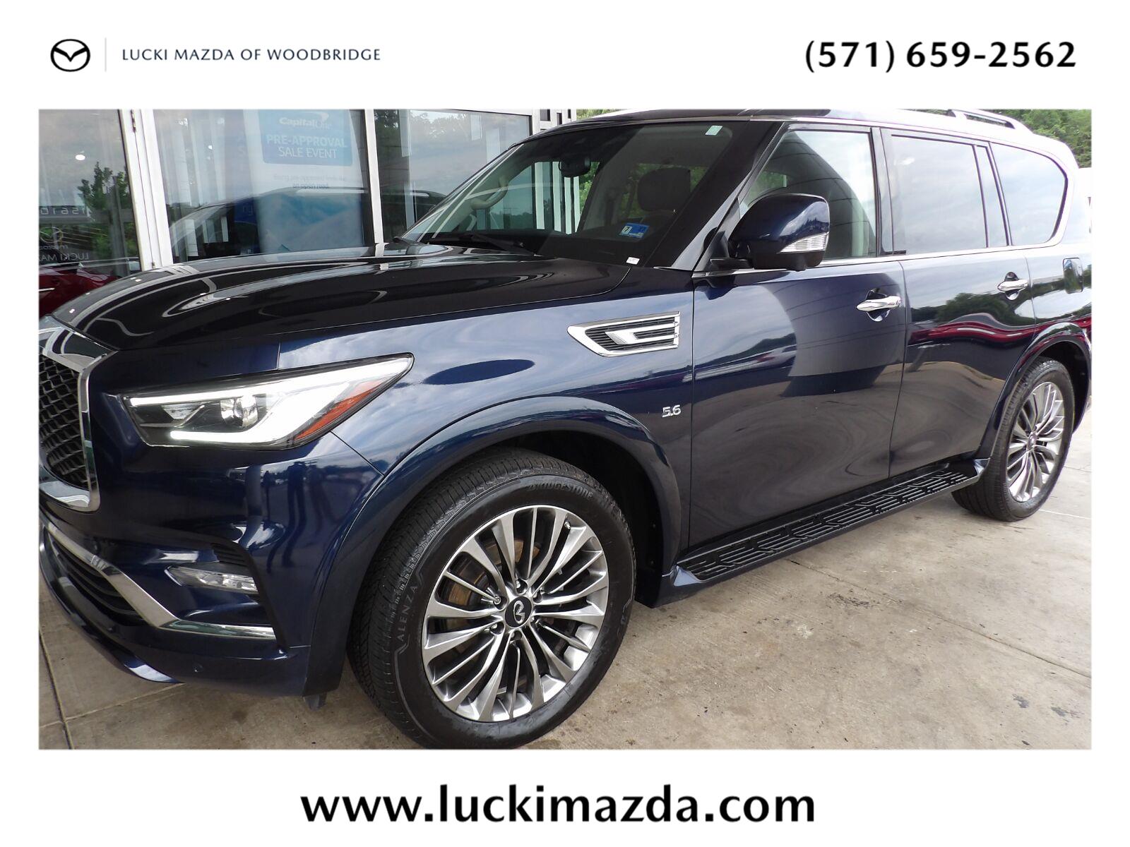 Hermosa Blue 2018 INFINITI QX80 SUV / Crossover All-Wheel Drive Automatic
