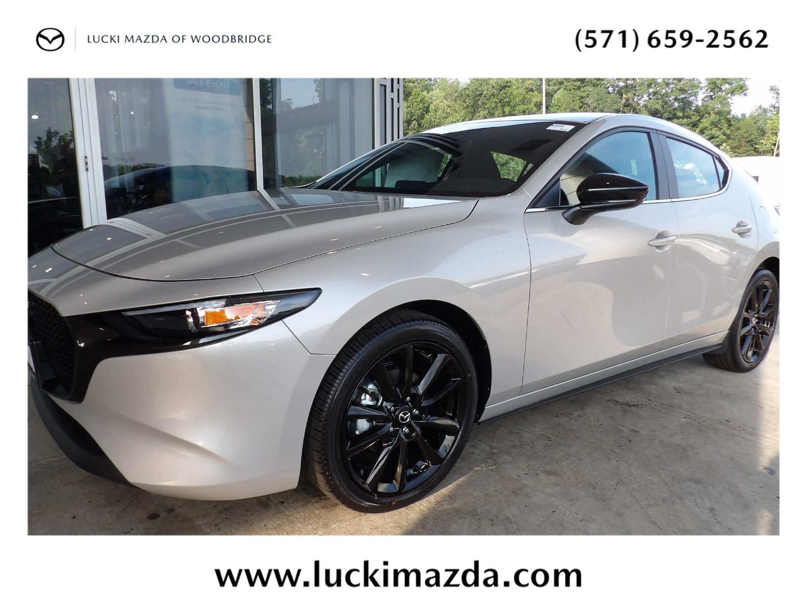 Gray (Platinum Quartz Metallic) 2026 Mazda MAZDA3 Hatchback Front-Wheel Drive Automatic