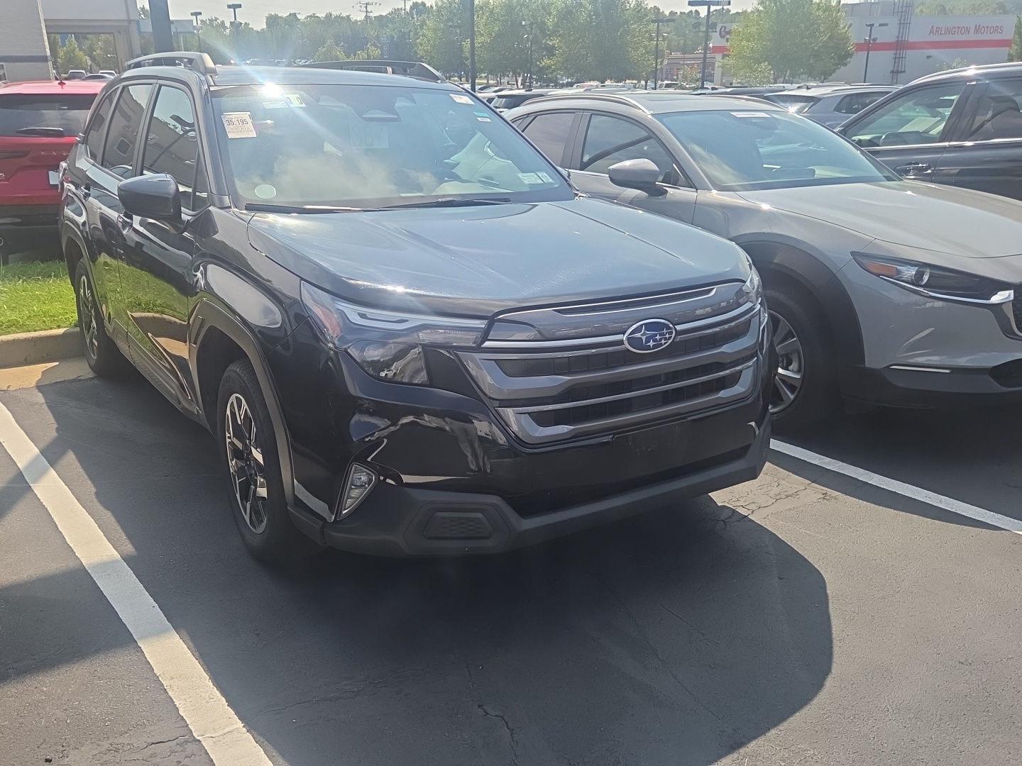 Crystal Black Silica 2025 Subaru Forester SUV / Crossover All-Wheel Drive Continuously Variable Transmission