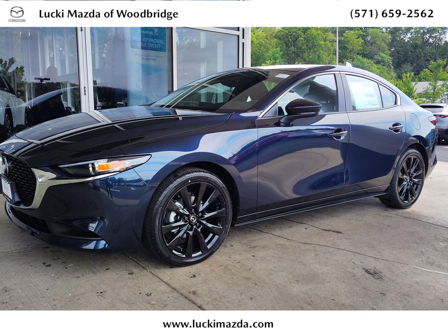 Deep Crystal Blue Mica 2026 Mazda MAZDA3 Sedan Front-Wheel Drive Automatic