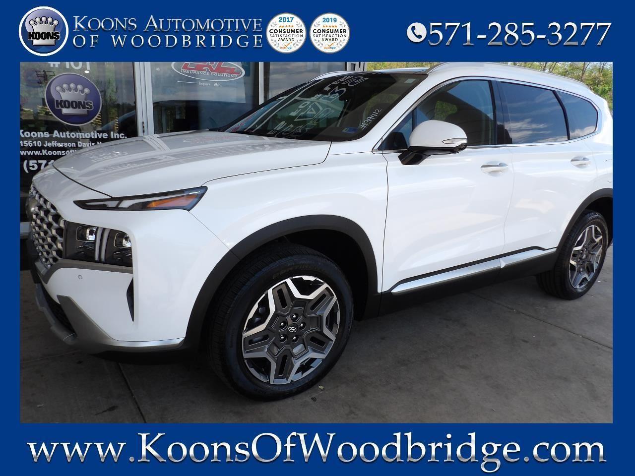 Serenity White Pearl 2023 Hyundai Santa Fe Hybrid Plug-In SUV / Crossover All-Wheel Drive Automatic