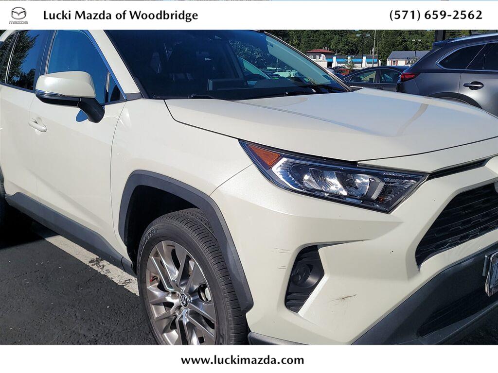 White (Blizzard Pearl) 2021 Toyota RAV4 SUV / Crossover All-Wheel Drive 8-Speed Automatic