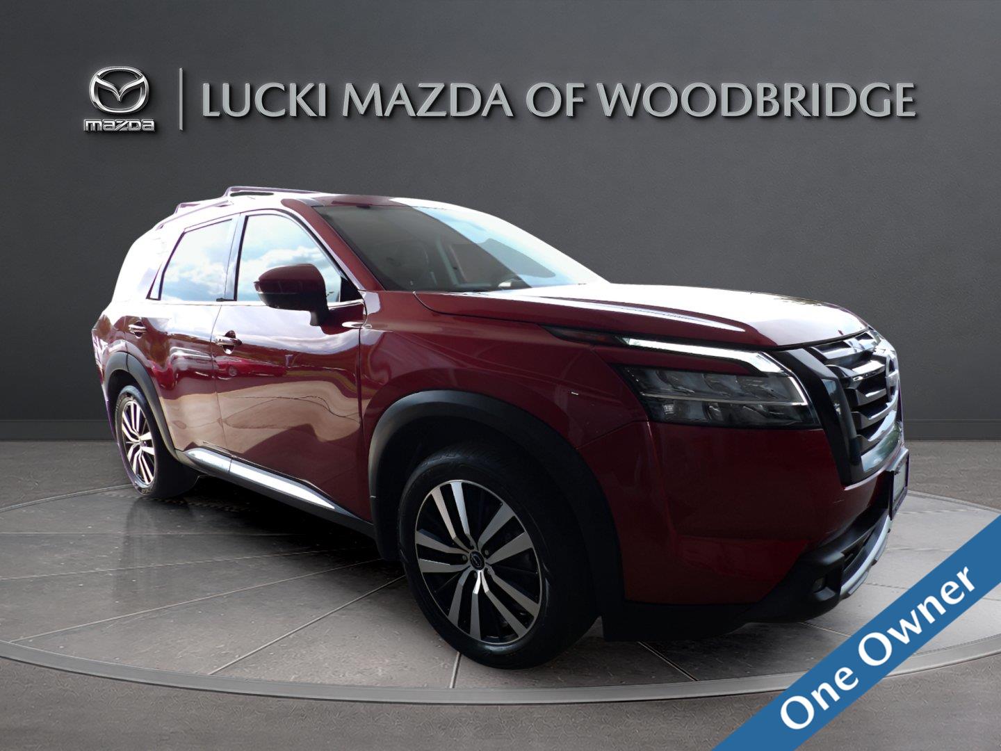 Red (Scarlet Ember Tintcoat) 2023 Nissan Pathfinder SUV / Crossover All-Wheel Drive Automatic