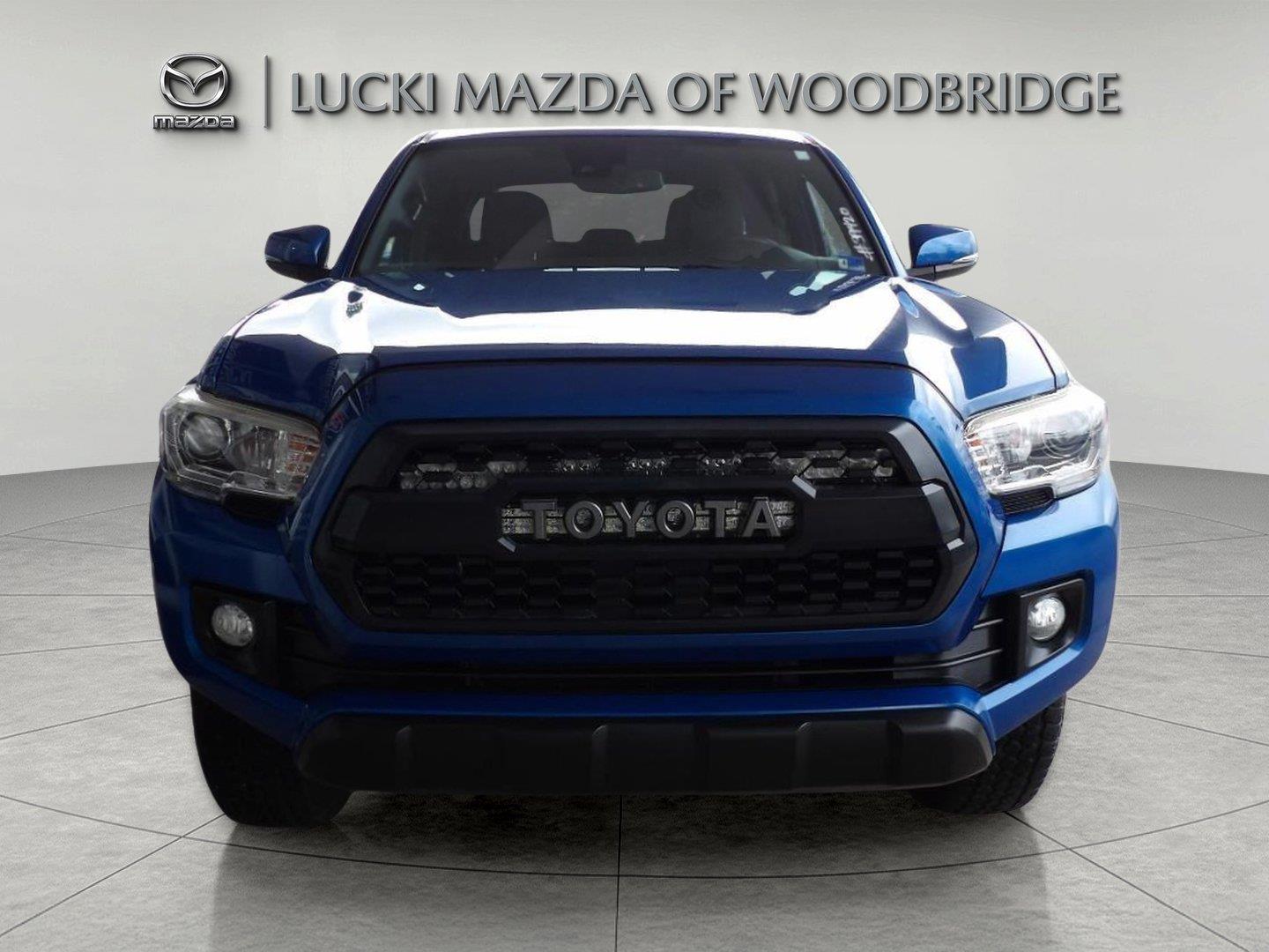 Blazing Blue Pearl 2018 Toyota Tacoma Pickup Truck Four-Wheel Drive Automatic