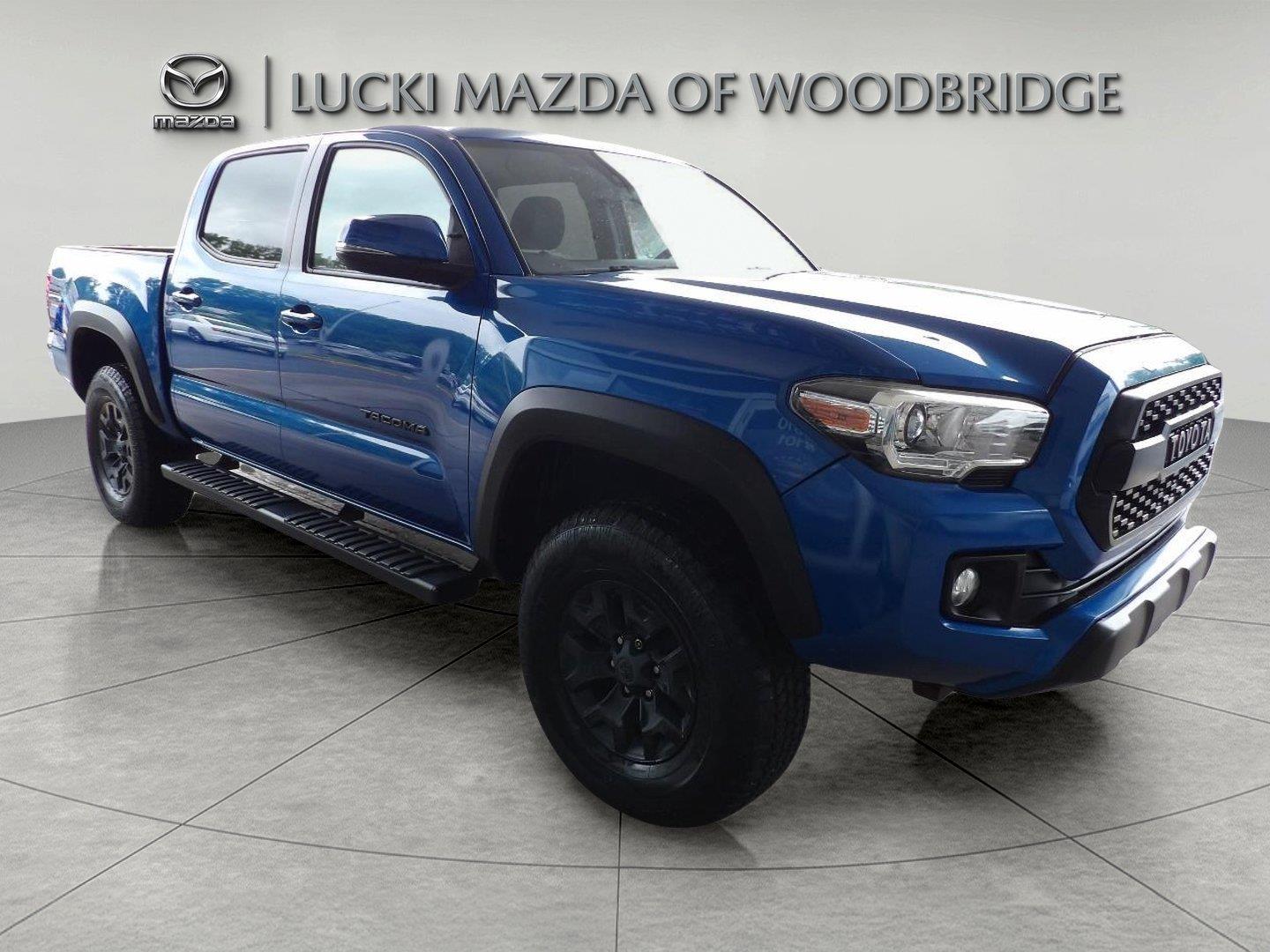 Blazing Blue Pearl 2018 Toyota Tacoma Pickup Truck Four-Wheel Drive Automatic