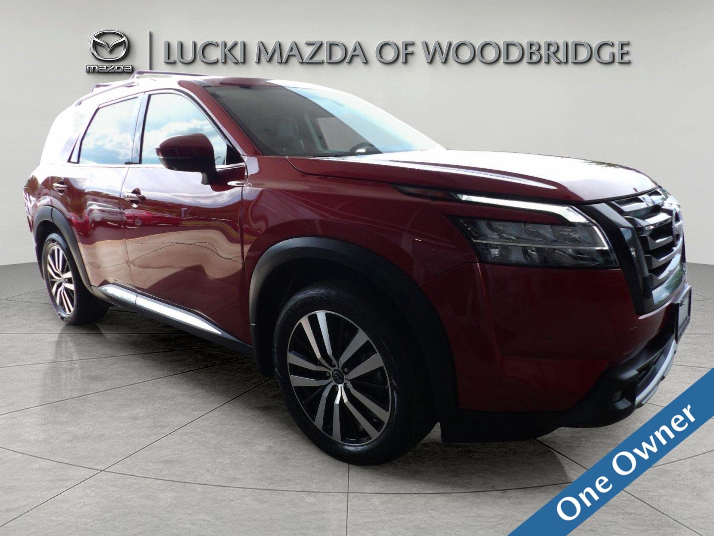 Red (Scarlet Ember Tintcoat) 2023 Nissan Pathfinder SUV / Crossover All-Wheel Drive Automatic
