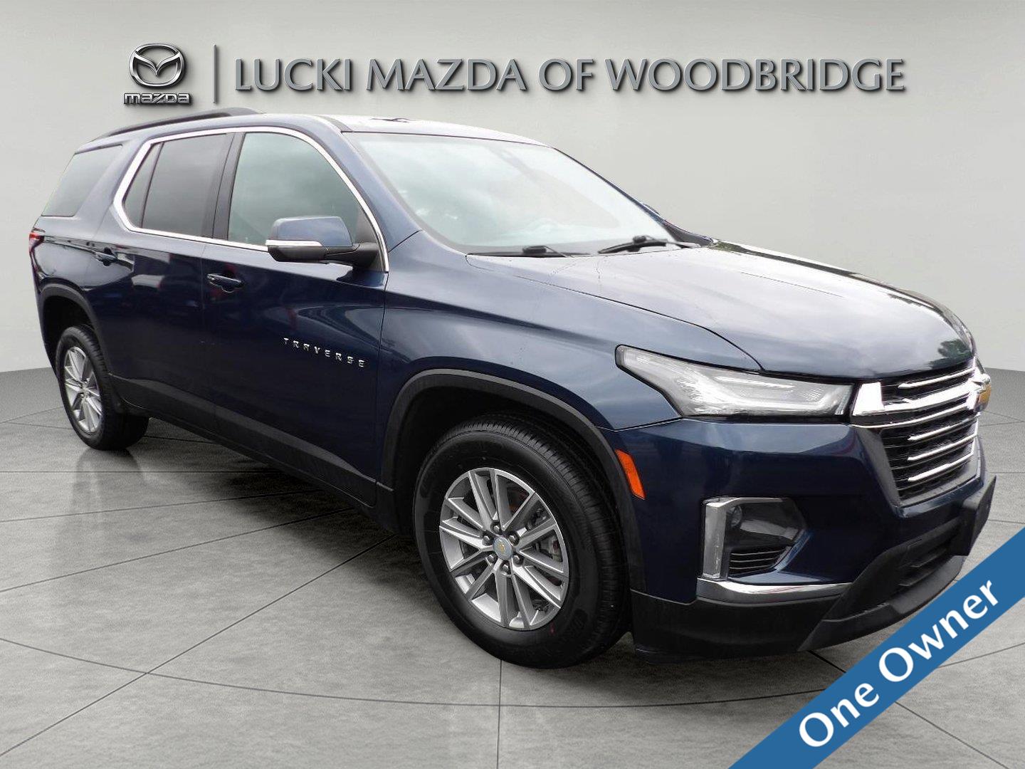 Northsky Blue Metallic 2023 Chevrolet Traverse SUV / Crossover Four-Wheel Drive 9-Speed Automatic