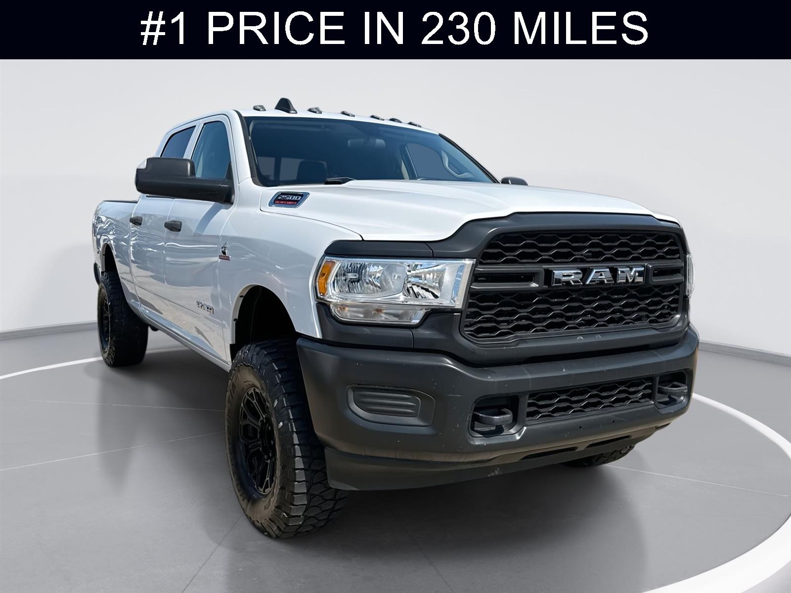 Bright White Clearcoat 2021 RAM 2500 Pickup Truck Four-Wheel Drive 6-Speed Automatic