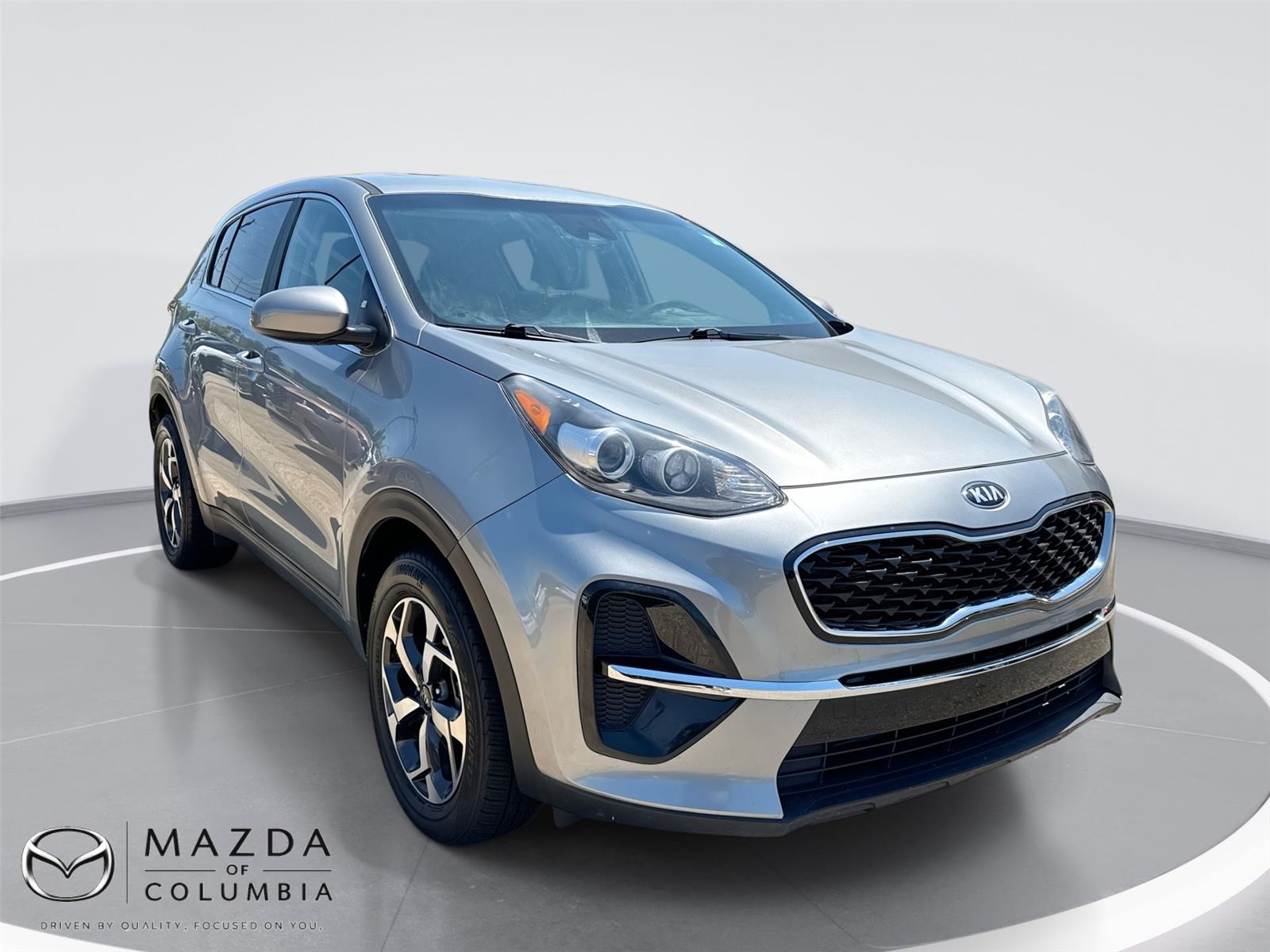 Steel Gray 2021 Kia Sportage LX FWD SUV / Crossover Front-Wheel Drive 6-Speed Automatic