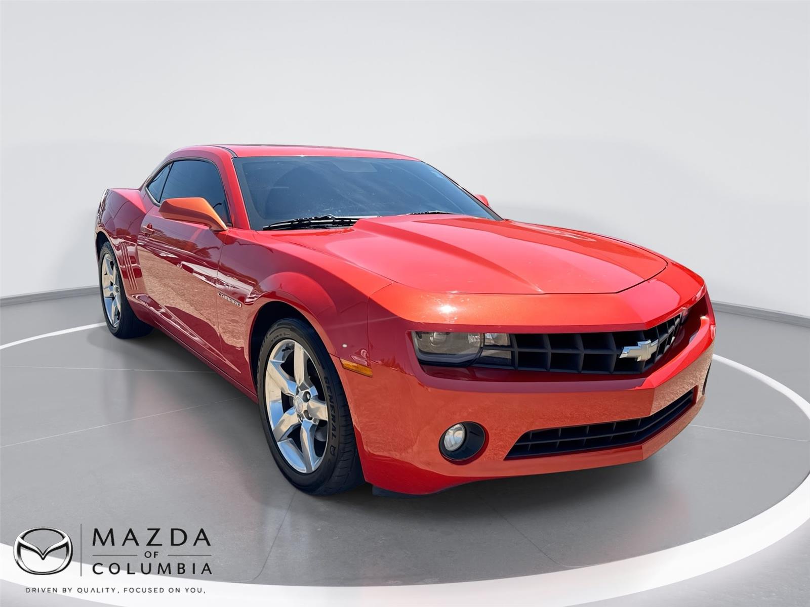 Inferno Orange Metallic 2010 Chevrolet Camaro 2LT Coupe RWD Coupe Rear-Wheel Drive 6-Speed Automatic